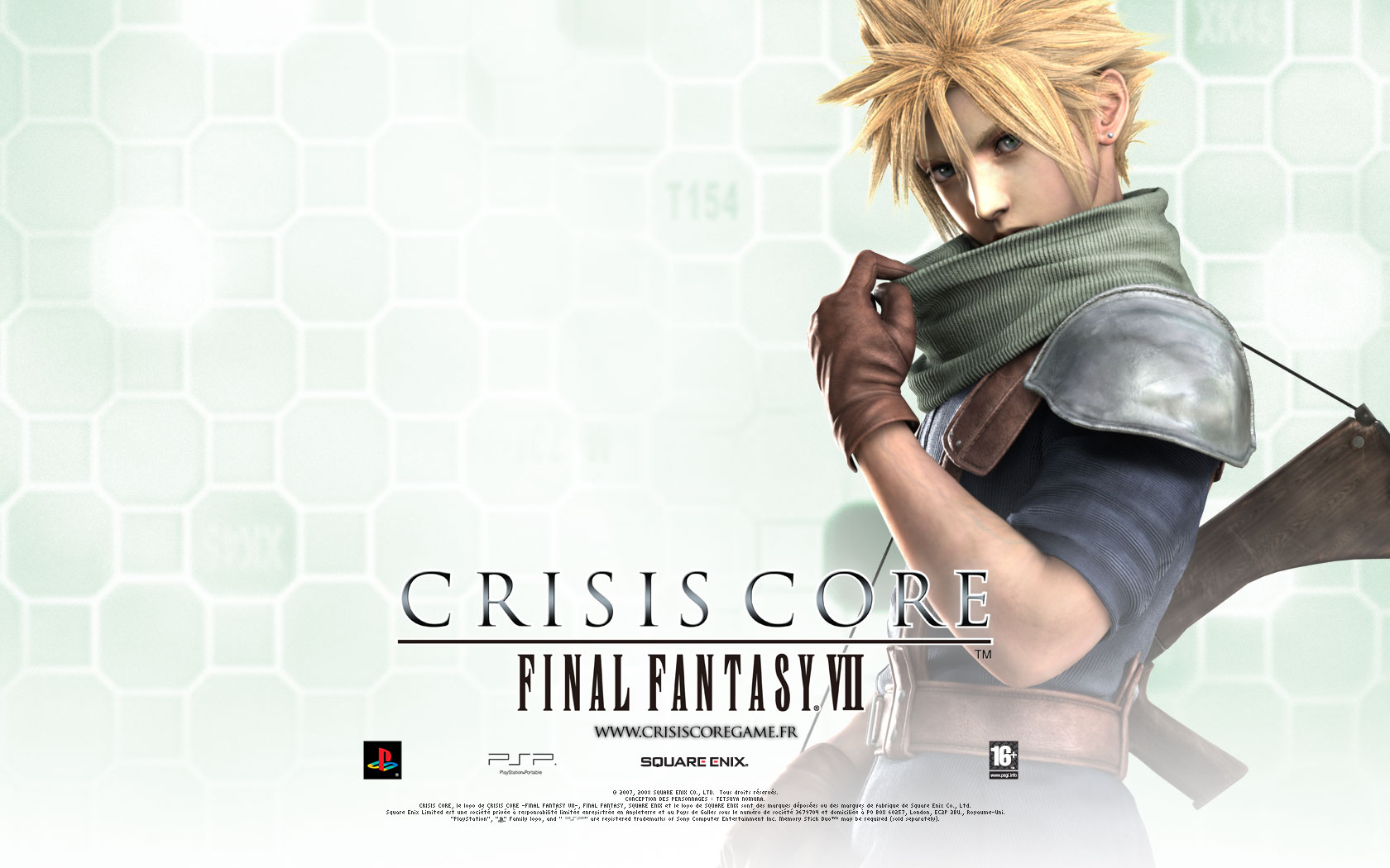 Crisis Core  Final Fantasy VII  Playstation Portable Fond dcran 