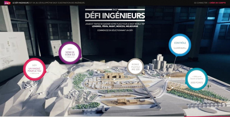 La SNCF recrute avec du jeu