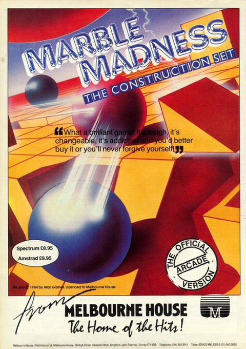 Marble Madness Construction Set sur CPC