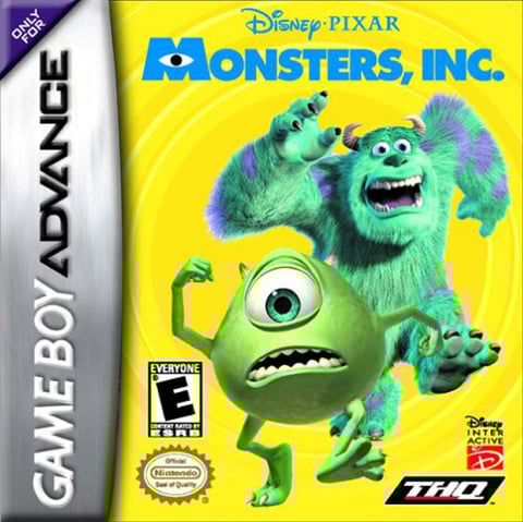 Monstres & Cie sur GBA