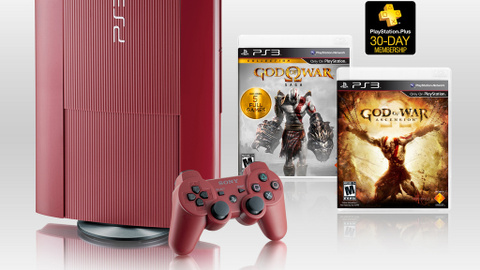 Une PlayStation 3 aux couleurs de God of War