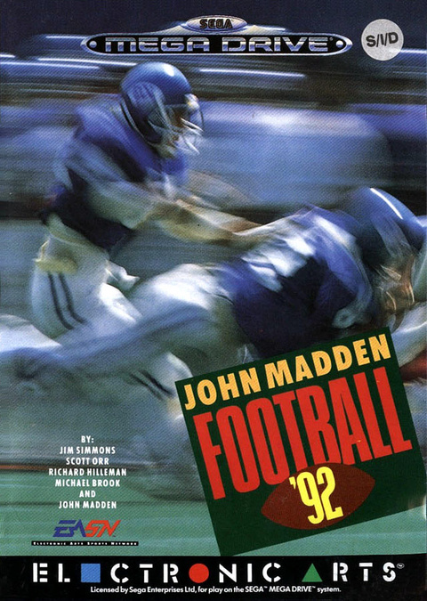 John Madden Football '92 sur MD