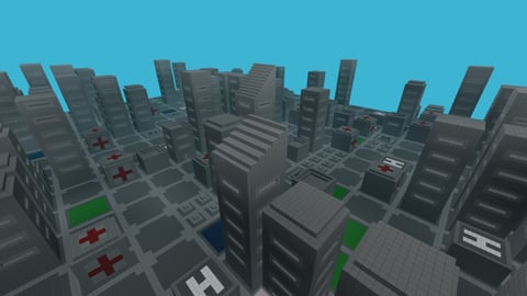 Cube Arena, un Minecraft futuriste en bêta