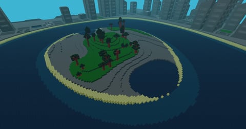 Cube Arena, un Minecraft futuriste en bêta