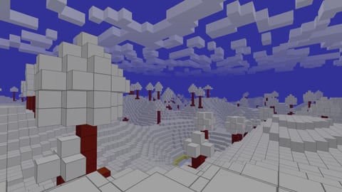 Cube Arena, un Minecraft futuriste en bêta