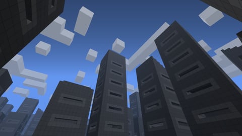 Cube Arena, un Minecraft futuriste en bêta