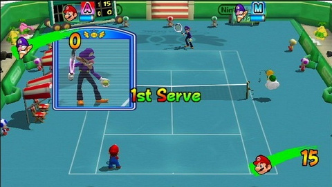 Images de Mario Power Tennis sur Wii