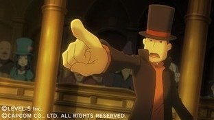 Professeur Layton et Ace Attorney fusionnent !