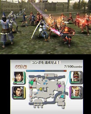 Samurai+warriors+chronicles+3ds+gameplay