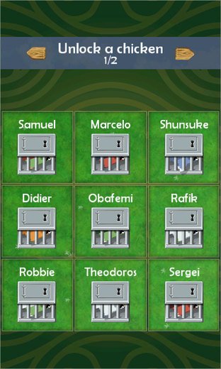 Les poulets se mettent au foot