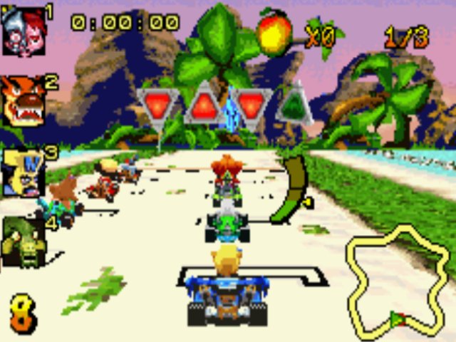 Images Crash Nitro Kart Gameboy Advance