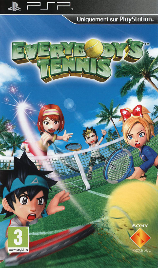 jaquette everybody s tennis playstation portable psp cover avant g Everybodys Tennis EUR PSP RANT