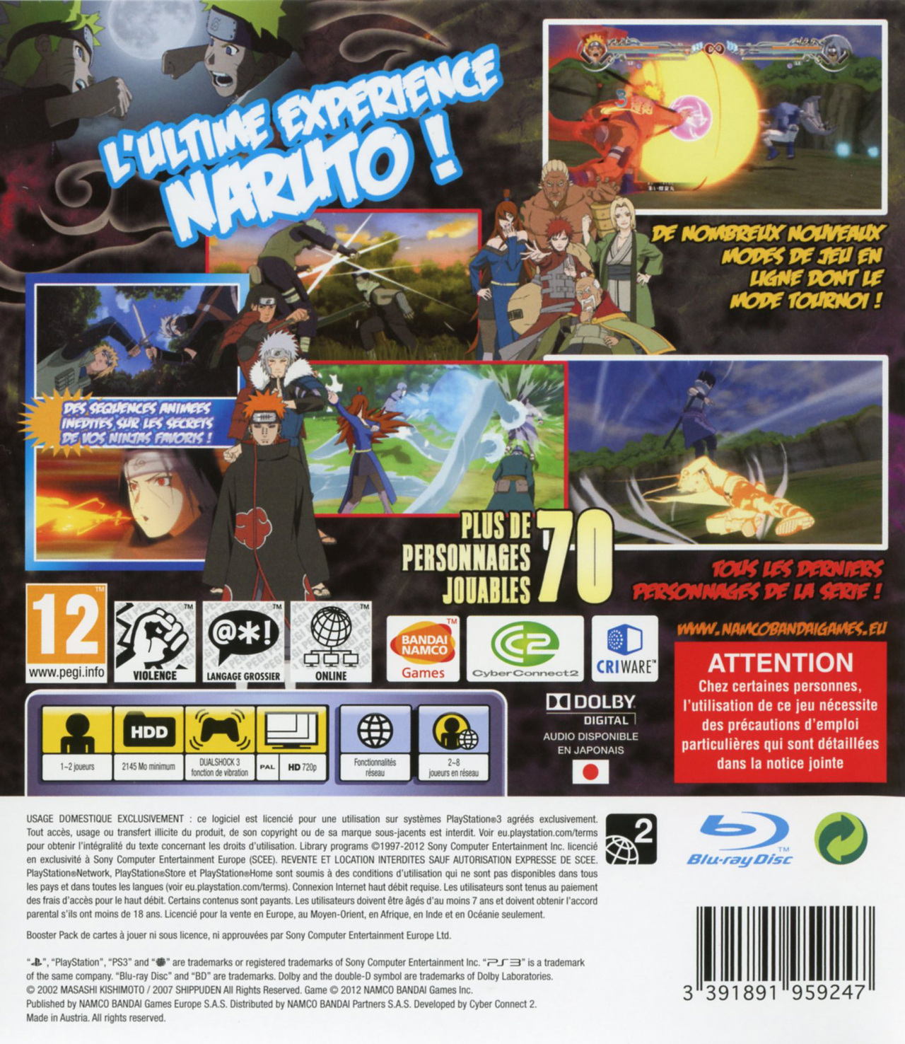 Naruto Shippuden : Ultimate Ninja Storm Generations PlayStation 3 - 2
