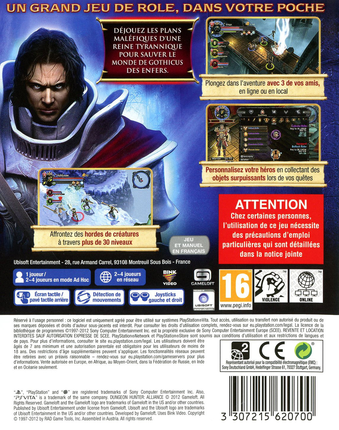 .com Dungeon Hunter Alliance - PlayStation Vita Image 2 sur 11
