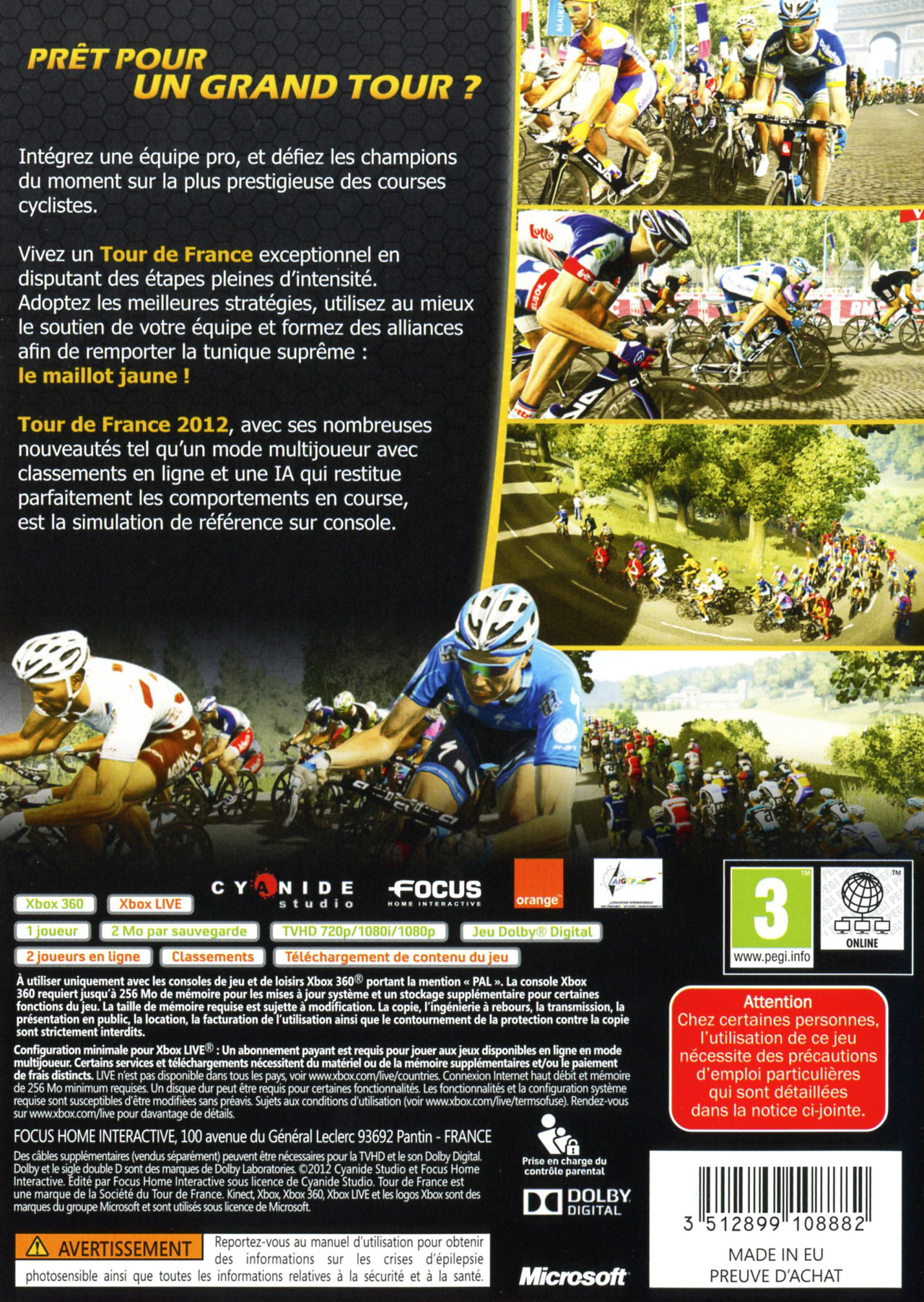 jeuxvideo.com Le Tour de France 2012 - Xbox 360 Image 2 sur 42