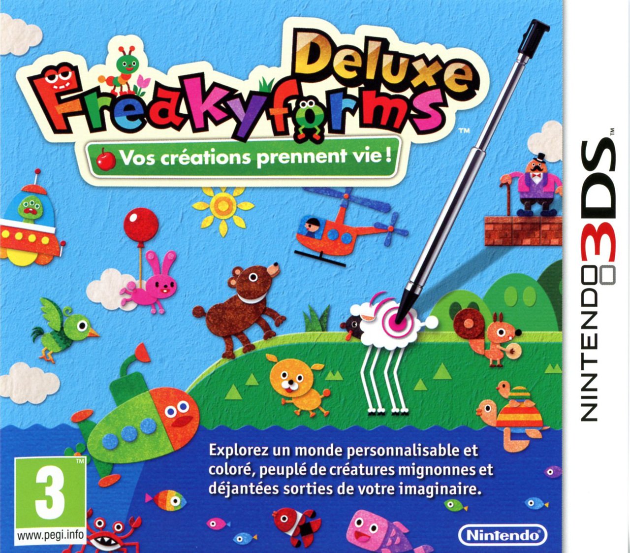 Freakyforms Deluxe sur Nintendo 3DS