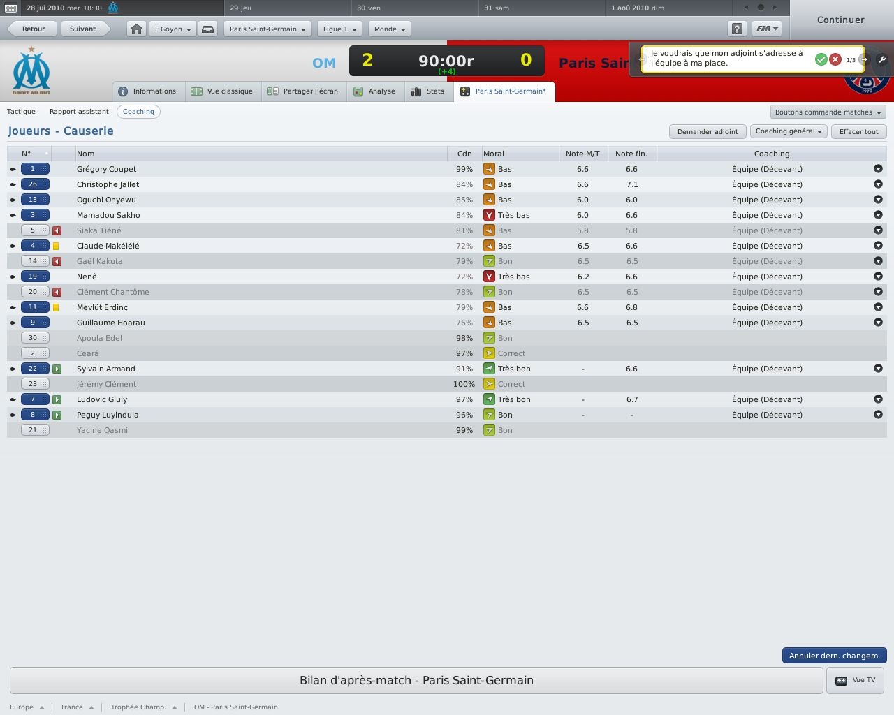 Patch Football Manager 2011 Francais