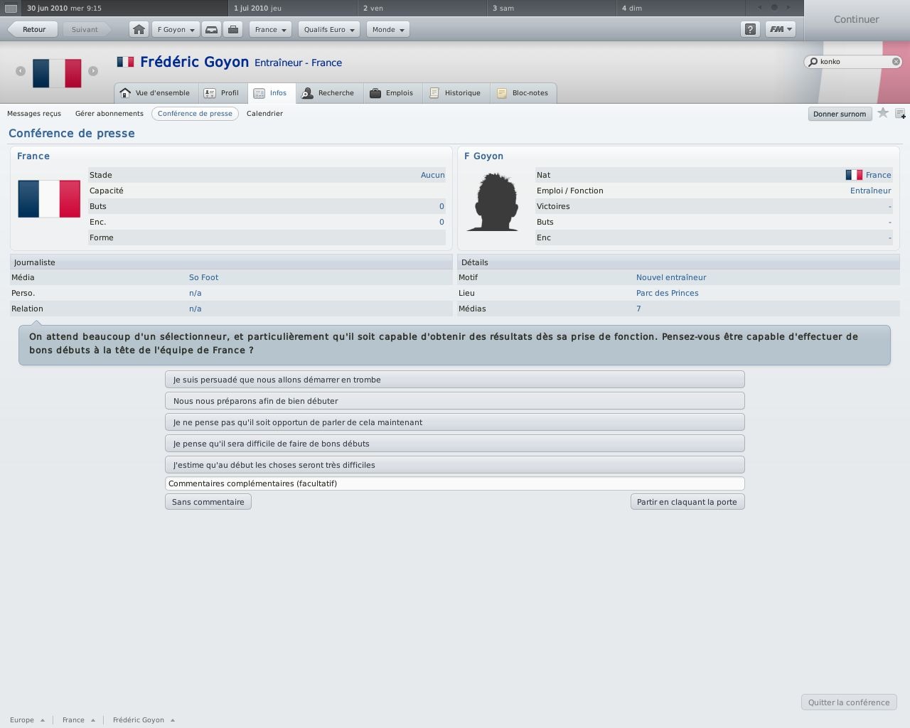 Patch Francais Football Manager 2011 Updates