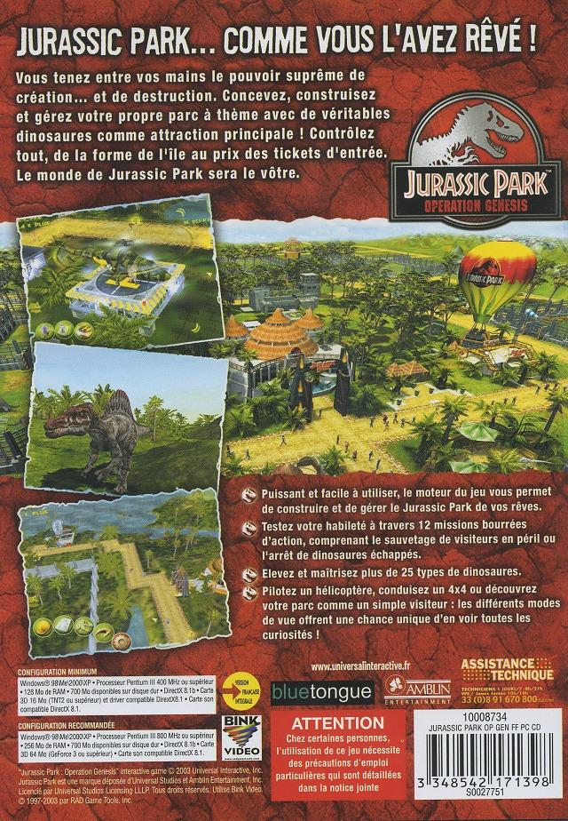 jeuxvideo.com Jurassic Park : Operation Genesis - PC Image 2 sur 18
