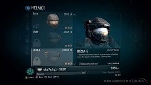 Halo Reach : un point sur la personnalisation des combattants