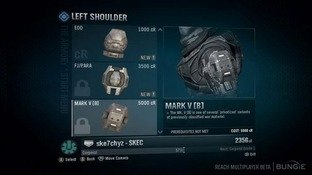 Halo Reach : un point sur la personnalisation des combattants