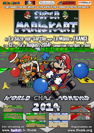 Le championnat du monde Super Mario Kart de retour en 2014
