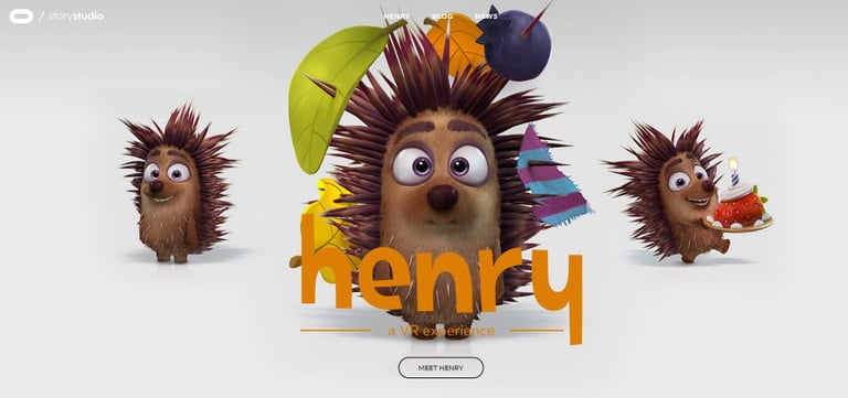 Oculus veut réinventer le cinéma et présente en vidéo Henry, son premier court métrage !