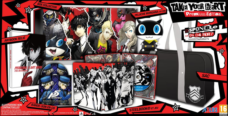 Persona 5 dévoile ses deux éditions collector européennes Persona 5 dévoile ses deux éditions collector européennes