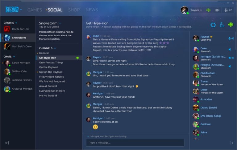 L'application Blizzard ajoute de nouvelles fonctionnalités sociales