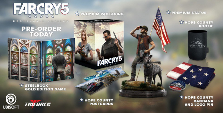 Far Cry 5 dévoile son édition collector Resistance 