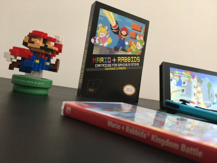 Mario + Lapins Crétins Kingdom Battle : ce fan crée une boîte NES du jeu