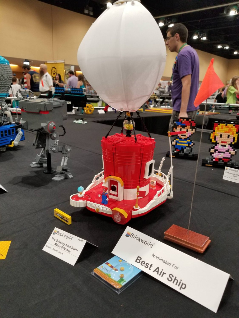 Super Mario Odyssey : il construit le vaisseau du plombier en LEGO