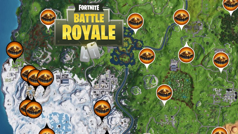 Fortnite : carte des emplacements des Feux de Camp