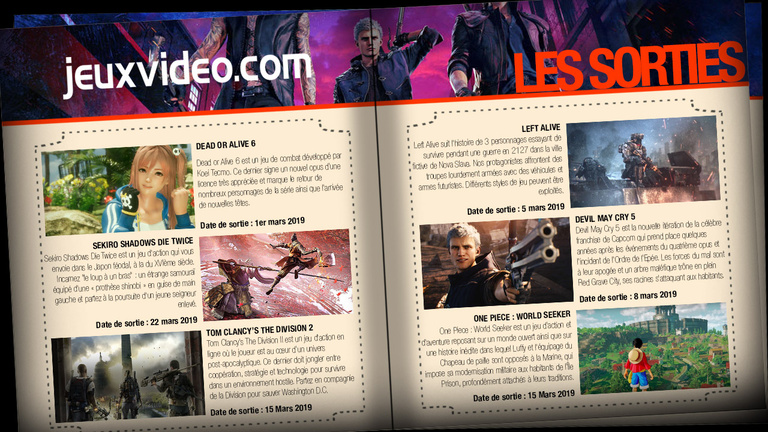 Les sorties du 22 mars : Sekiro Shadows Die Twice, Our World is Ended, Unravel Two...
