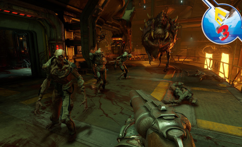 Jaquette de Doom, un sanglant extrait de 10 minutes : E3 2015