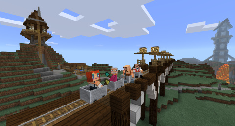 gamescom : Minecraft Windows 10 présenté sur le stand Microsoft