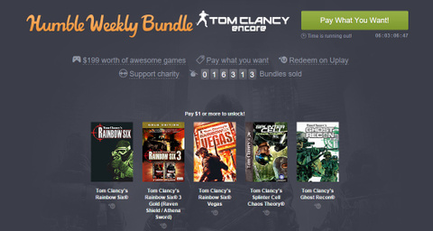 Humble Weekly Bundle : Un accès à la bêta de The Division