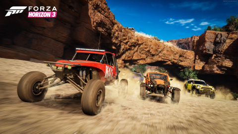 Forza Horizon 3 : Une course de buggies complètement folle