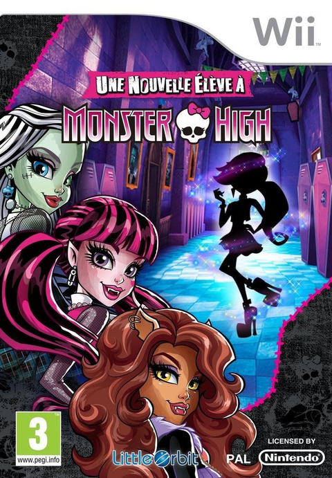 Une nouvelle élève à Monster High sur Wii