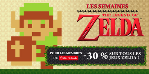 Nintendo eShop : Les jeux The Legend of Zelda en promo pour les membres de My Nintendo