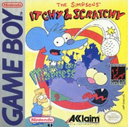 Itchy & Scratchy in Miniature Golf Madness sur GB
