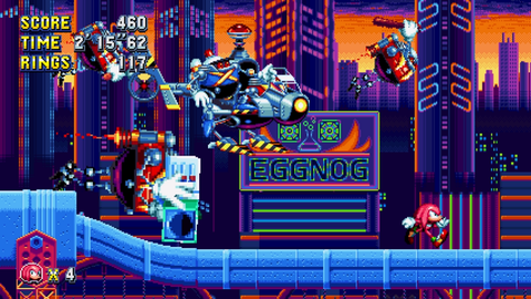 Jaquette de Sonic Mania : Knuckles débarque à toute vitesse