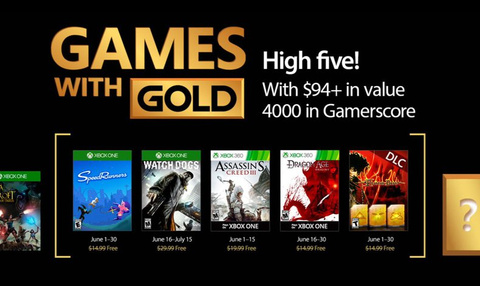 Xbox Live Games with Gold : Les jeux gratuits du mois de juin 2017