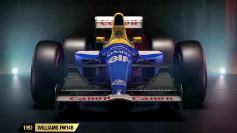 Jaquette de F1 2017 : Deux véhicules emblématiques Williams entrent en piste
