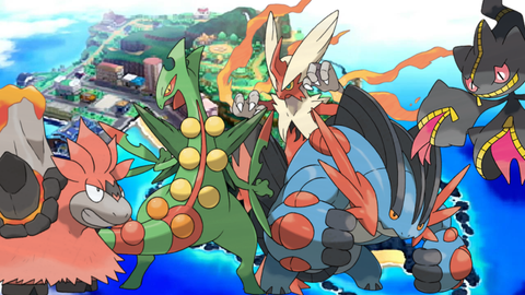 Cinq nouvelles méga-gemmes dans Pokémon Soleil et Lune