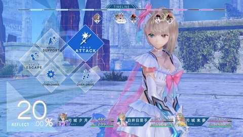 Blue Reflection montre son gameplay au tour par tour