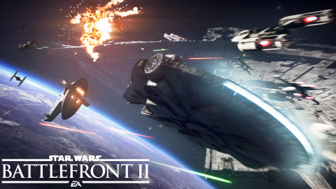 Jaquette de Star Wars : Battlefront II s'offre un superbe trailer du mode Assaut des chasseurs