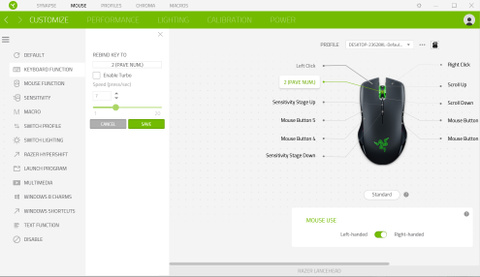 Test Razer Lancehead sans-fil : Pas facile d'être une souris gamer en 2017