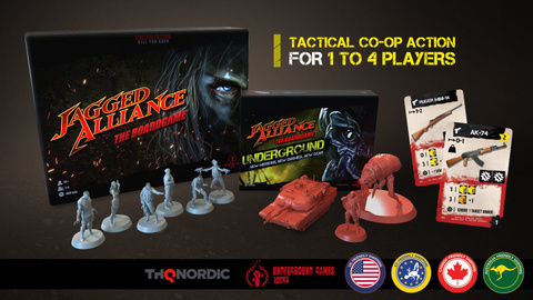 Jagged Alliance : Un Kickstarter pour le jeu de plateau