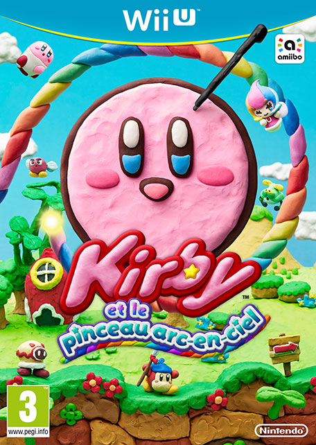 Kirby et le pinceau arc-en-ciel sur WiiU